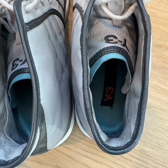 Yohji Yamamoto high top sneakers Gray Size 12.5 Mens - Picture 5 of 9